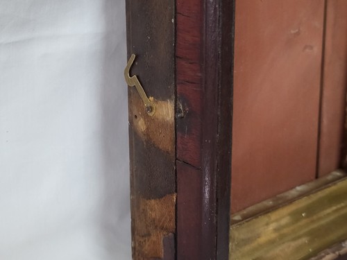 Holz Kiot Ikone Etui Religion Christentum Schatulle Ukraine alte Tür offen - Bild 7 von 24