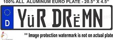 Euro Style Tag Bmw European License Plate Yur Dremn