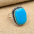 Sleeping Beauty Turquoise Gemstone Handmade 925 Sterling Silver Ring Jewelry