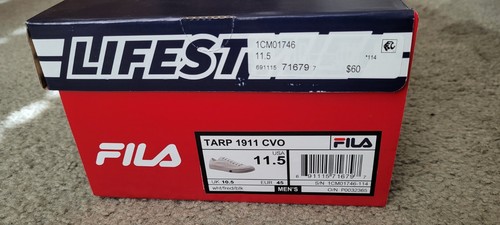 Men's Fila "Tarp CVO" low-top canvas sneakers - white - Picture 12 of 15