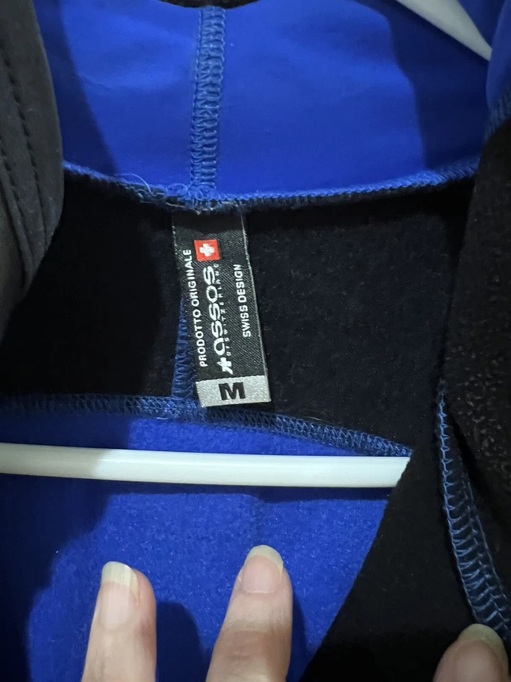 Assos RX900 Fall / Early Winter Women's Fleece Cycling Jacket , Blue & Black M - Image 3 of 4