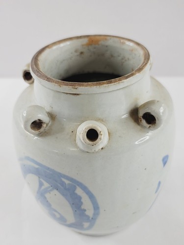 Antique Oriental Asian 7" Glazed Rice Wine Jug No Markings Age Unknown EUC - Picture 9 of 11