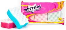 Exfoliating Bath Sponge for Adults and Kids 3 Pack x 6 - Pack of 18