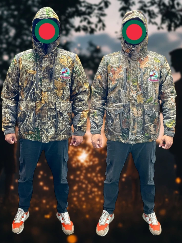 Mens Realtree Hunting Fishing Heavy Padded Waterproof Jacket Coat Shooting 43-01 - Image 2 of 3