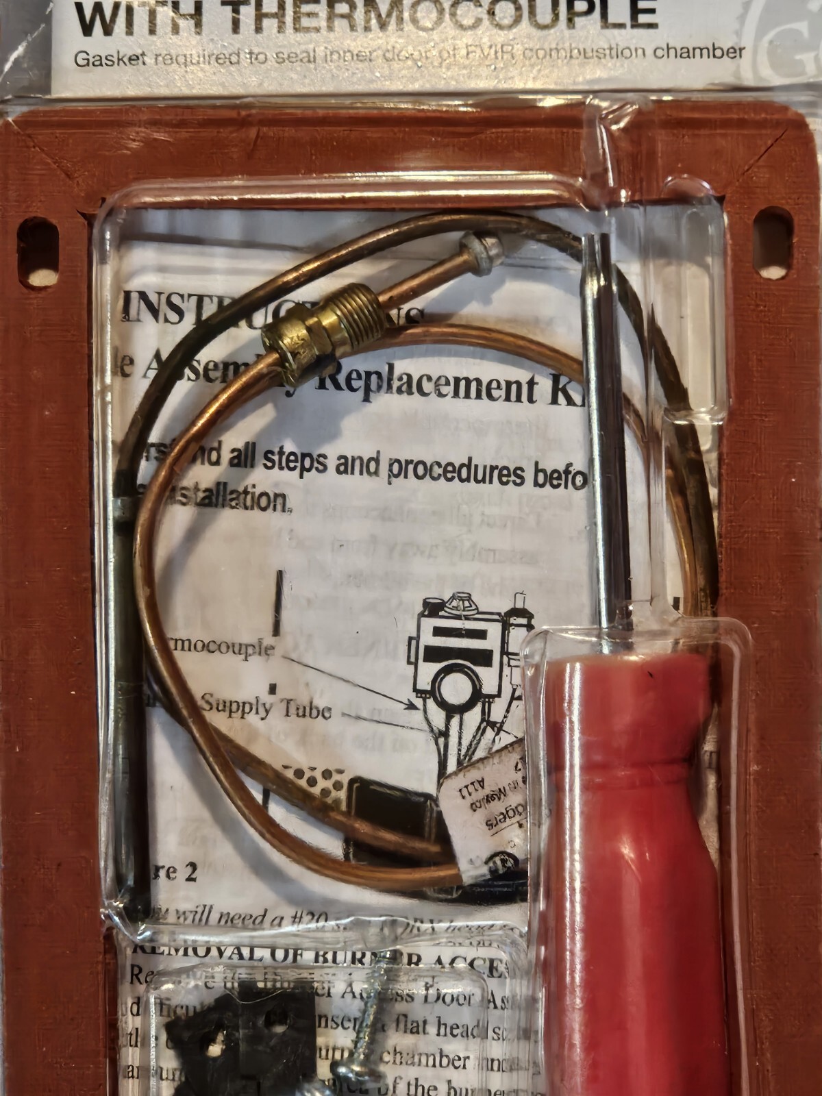 Rheem RH20064 Gasket Replacement Kit with Thermocouple eBay