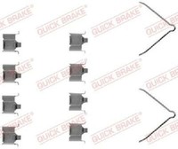 Original Quick Brake ZubehöRsatz Scheibenbremsbelag 109-1166 FüR Mazda Nissan