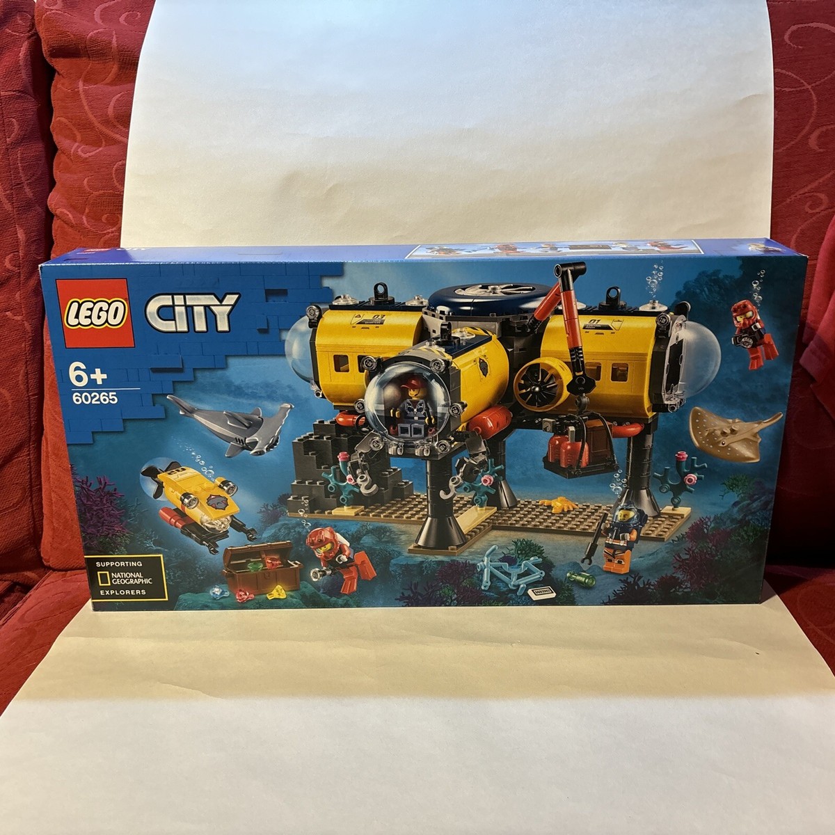 Ship Lego National Geographic Submarine National Geographic Lego City  Exploracion Maritima LEGO 60379 Deep