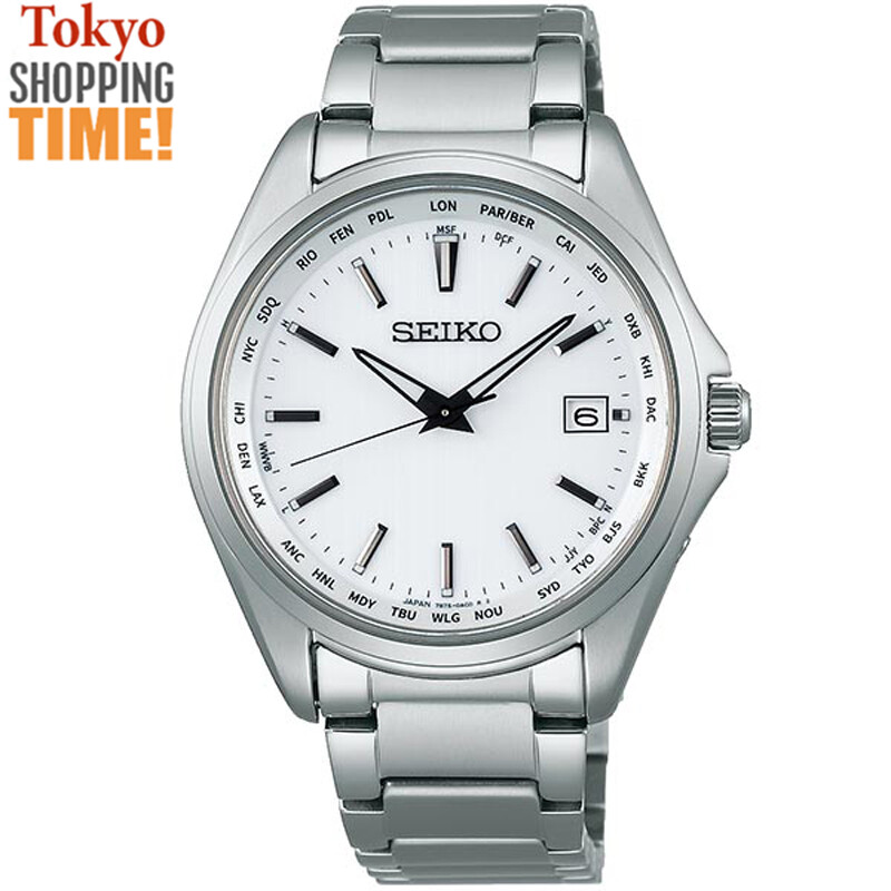 Seiko Selection SBTM287 Titanium Radio Solar Analog Men`s Watch