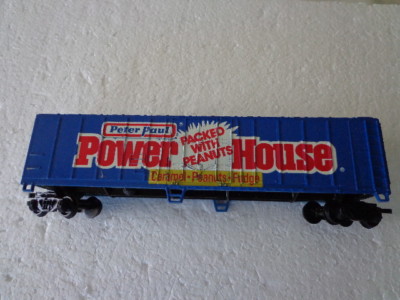 VINTAGE BACHMANN HO SCALE BOX CAR PETER PAUL POWER HOUSE TRAIN CAR