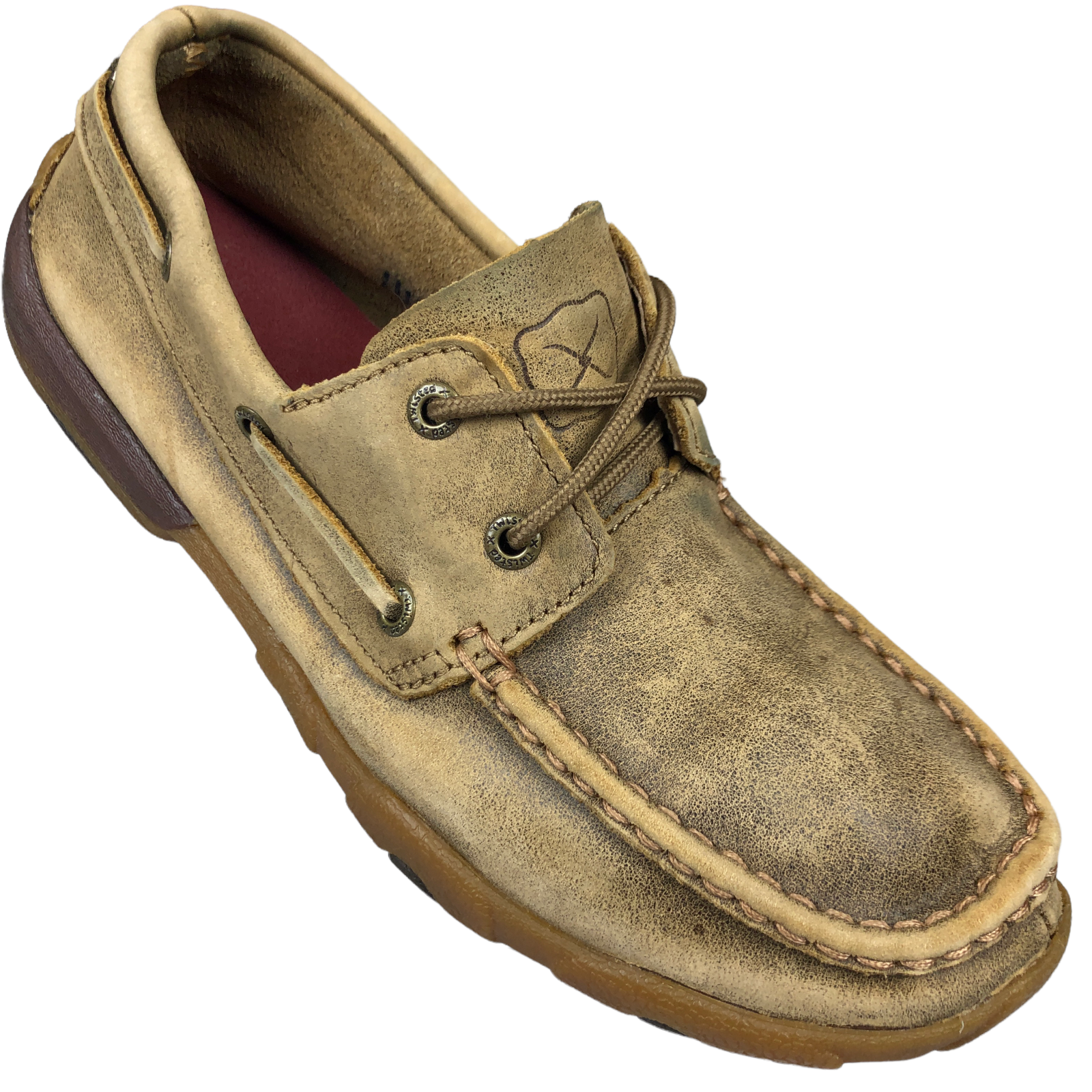 Bomber Boat Shoes Brown Leather Driving 