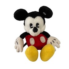 VTG Vintage Gund Disney Mini Mickey Mouse Bean Bag Plush 8" Red Pants