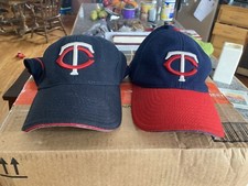 Minnesota Twins Fitted New Era Hats Used M/L S/M Good Condition