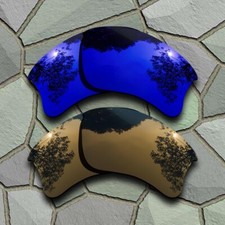 Violet Bronze Copper Lenses Replacement For-Oakley Flak Jacket XLJ Polarized