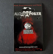 Alchemy Poker NIRVANA Smiley Metall Anstecknadel