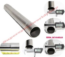 Exhaust Pipe Tailpipe 2od To 2id Length 18 Stainless Steel Piping