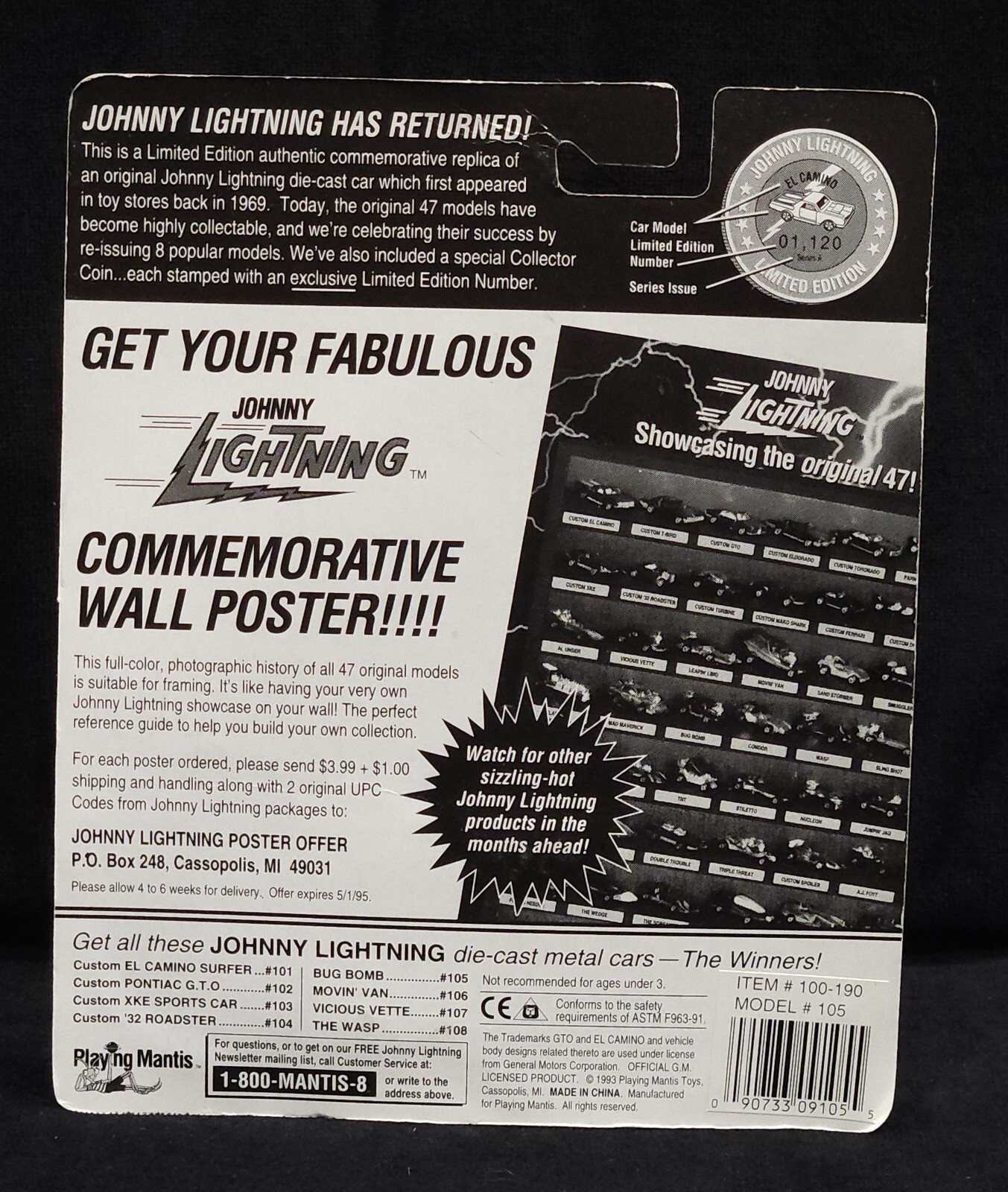 Johnny Lightning Bug Bomb VW Volkswagen The Challengers Commemorative Car Red