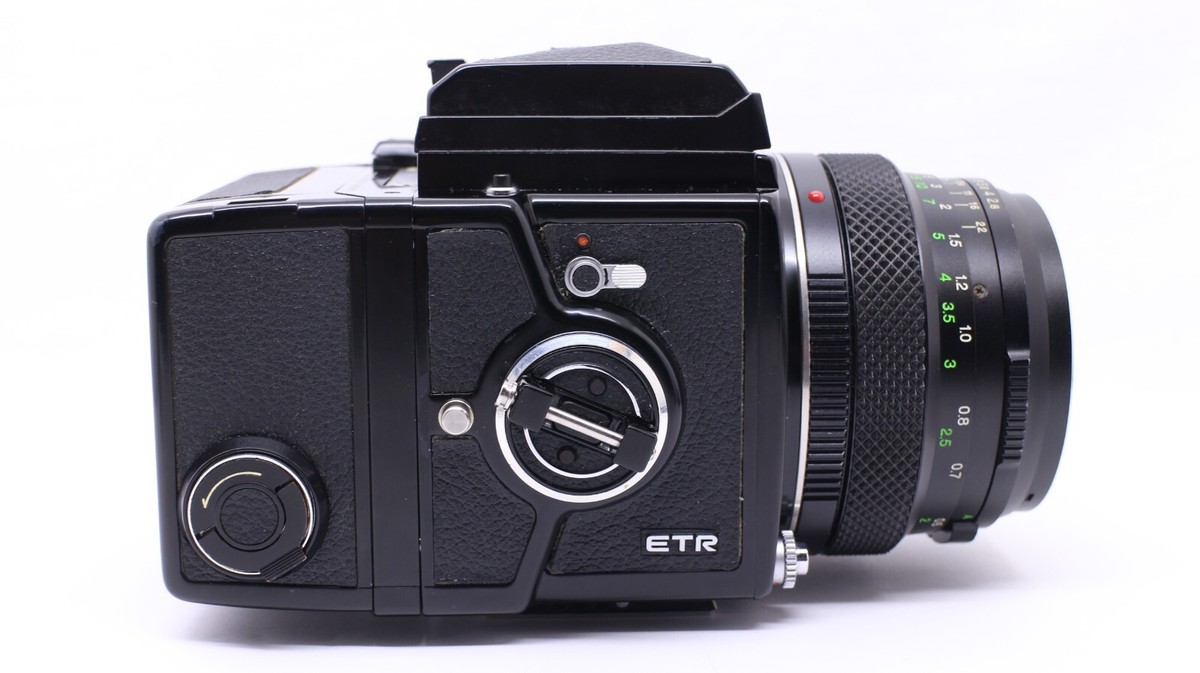N,MINT] Zenza Bronica ETR Film Camera w/Zenzanon MC 50mm F2.8 From
