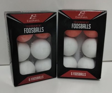 Eastpoint Foosballs LOT of 2 Packs Tournament Total 12 Dozen Pink/White