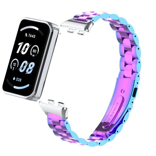 Silikon Nylon Leder Edelstahl Armband Für Honor Band 9 Smart Watch Ersatz Band - Bild 141 von 288