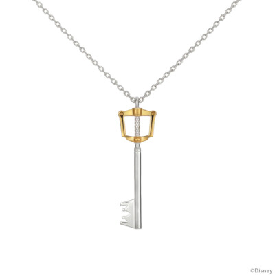 Kingdom Hearts Sora Keyblade Kingdom Key Necklace Silver U
