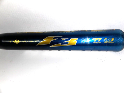 Batte Softball DeMarini F3 Composite 34" 26oz - Double Paroi, Lancer Lent, Bleue