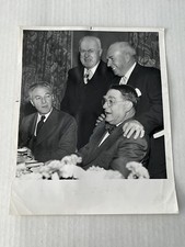 Vintage 1951 Warren Giles Ford Frick Branch Rickey 8x10 Photo Cincinnati Reds