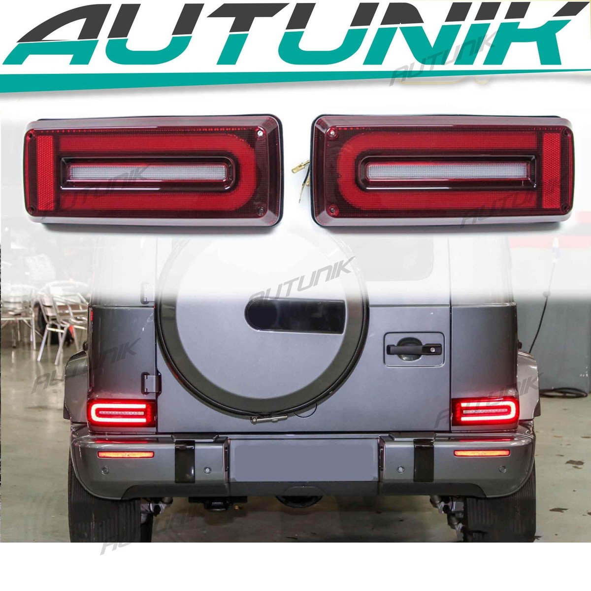 G63 ＬＥＤ　テールランプ For 2010-2018 Mercedes W463 G500 G550 G63 LED Rear Tail Lights
