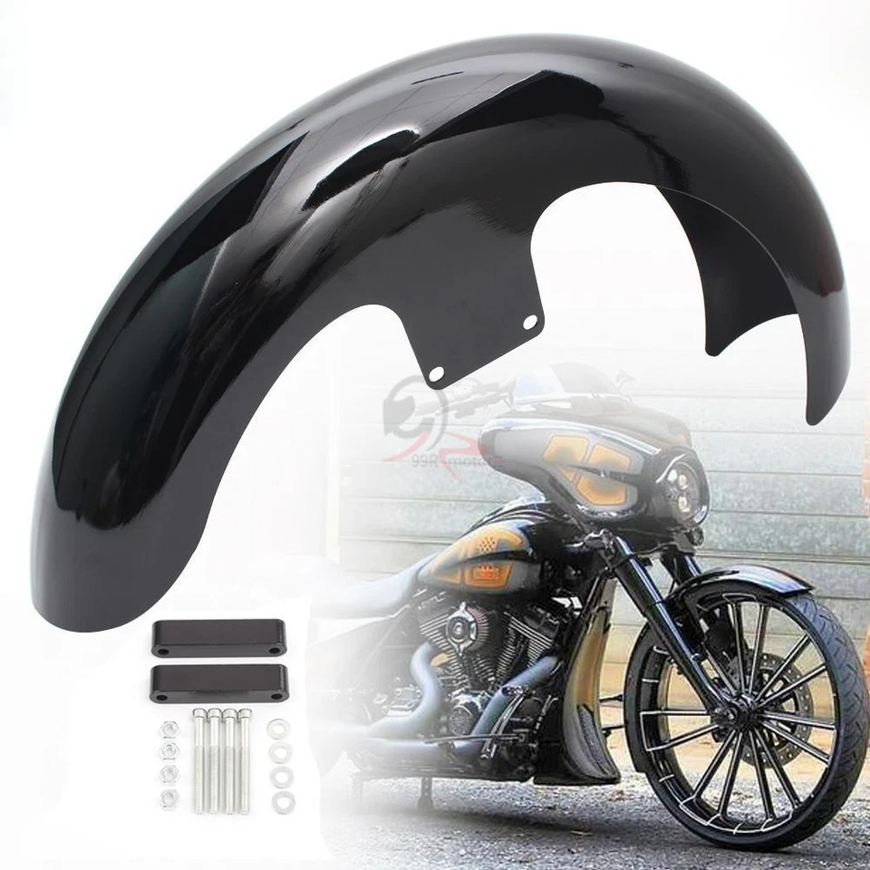 21inch Wheel Fender Mudguard Fit For Harley Touring Baggers Street Glide Custom - Image 3 of 4