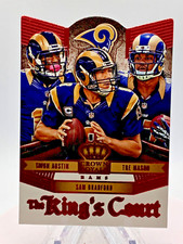 2014 Panini Crown Royale - #KC24 Sam Bradford, Tavon Austin, Tre Mason (RC)