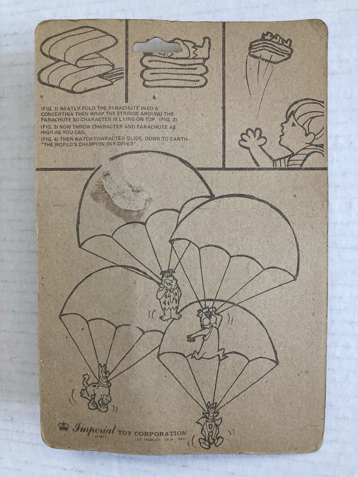 OSO YOGUI JUGUETE IMPERIAL 1977 CAMPEÓN MUNDIAL SKY-DIVER PARACAÍDAS HANNA BARBERA DE COLECCIÓN Foto 2 de 4