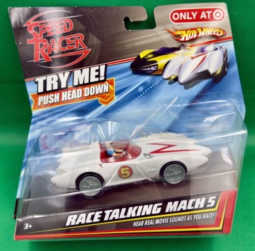Hot Wheels Speed Racer Race Talking Mach 5 Target Exclusive NEW SEALED