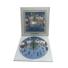 Vintage Villeroy & Boch Naif Christmas Tile Trivet Gerard Laplau Germany