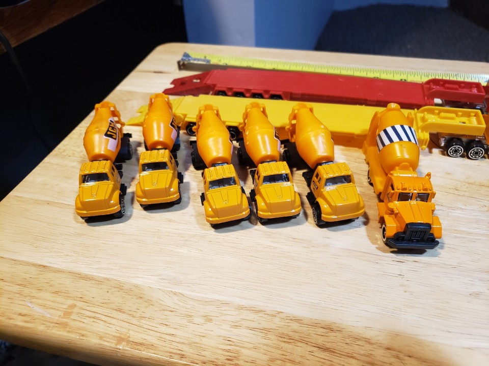 ho scale construction vehicles, concrete trucks and low boys LOT 342 eBay