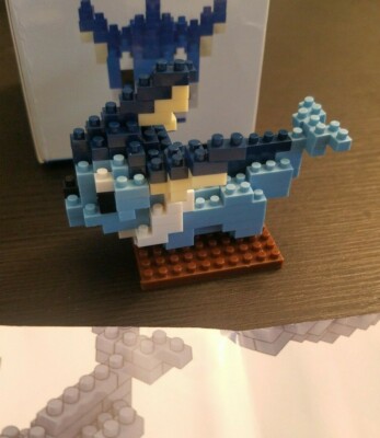 Vaporeon Pokemon Nanoblock Micro Sized Building Brick