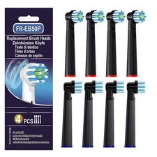 Replacement Toothbrush Heads Compatible With Oral B Cross Sensitive Electric Bru
