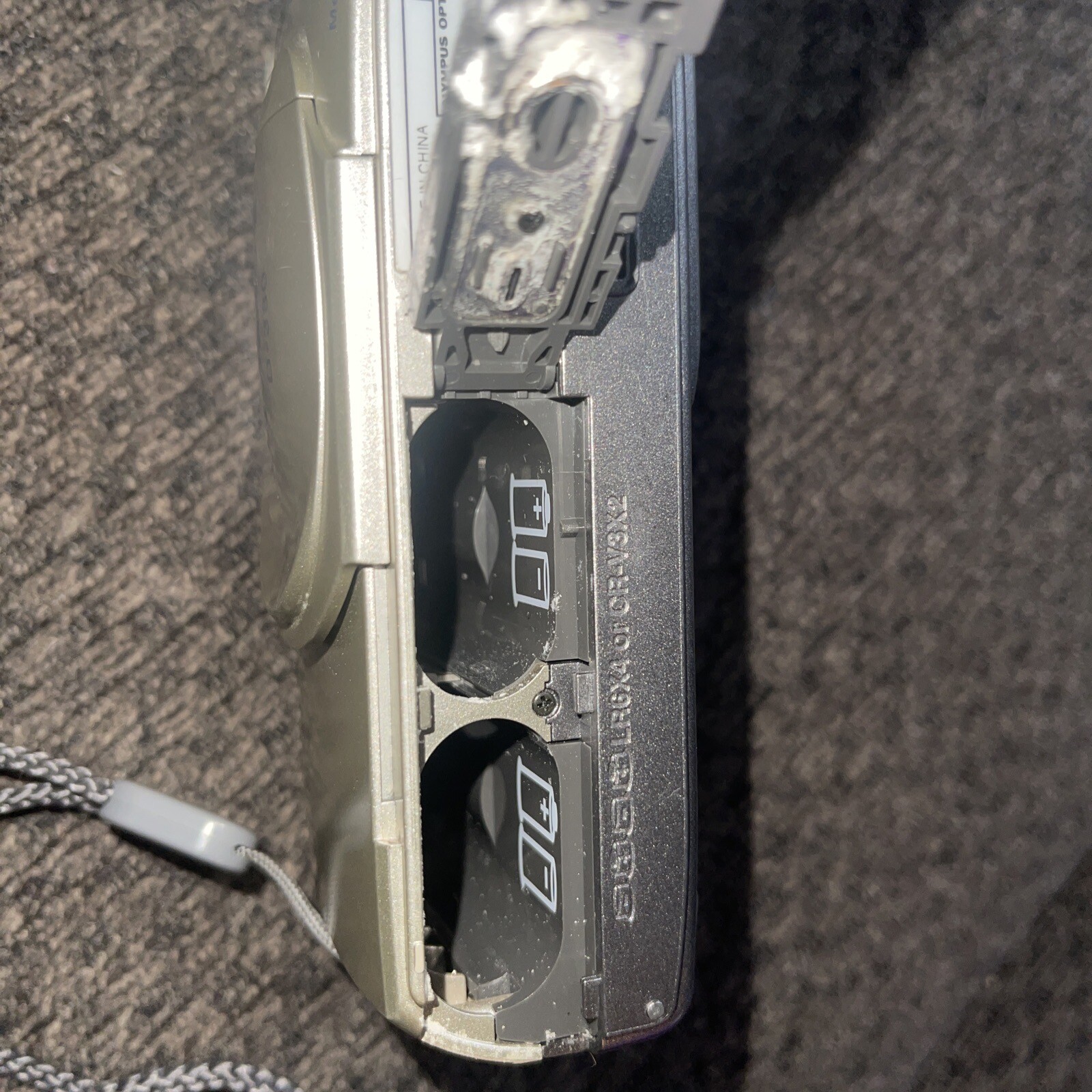 Olympus Digital Camera CAMEDIA D380 Silver 2.0MP LCD Tested eBay