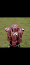 Red/Orange-Vampire Golf Club Headcover Driver Wood Hybrid Putter Head Cover 135H
