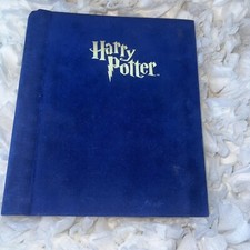 Harry Potter Address Book Cedco Publishing Company, 2000 - Blue Felt