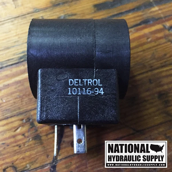Deltrol,220VAC Solenoid Coil,10116-94,16W,3-Prong,Power Unit,Press,Lift,Hoist,AC - Image 4 of 4