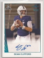2021 Leaf Memories 1990 Base Platinum Spectrum 9/50 Sean Clifford #BA-SC1 Auto