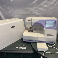 Janome Memory Craft 9500 Computerized Embroidery Sewing Machine MC9500 Tested