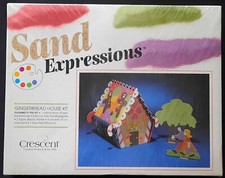 SAND EXPRESSIONS GINGERBREAD HOUSE KIT By CRESCENT - NEW/FACTORY SEALED-VINTAGE