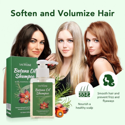 Aceite de Batana y Romero Champú Natural Crecimiento del Cabello Anti Pérdida Daño Cuero Cabelludo Grueso - Imagen 7 de 22