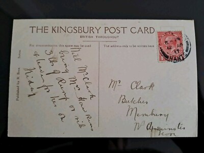 Genealogie Mr Clark, Butcher, Membury Devon 1917 Fleischorden vom Metzger