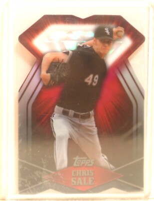 2011 TOPPS DIAMOND DIE CUT #DDC-64 CHRIS SALE ROOKIE WITH PROTECTOR COATING