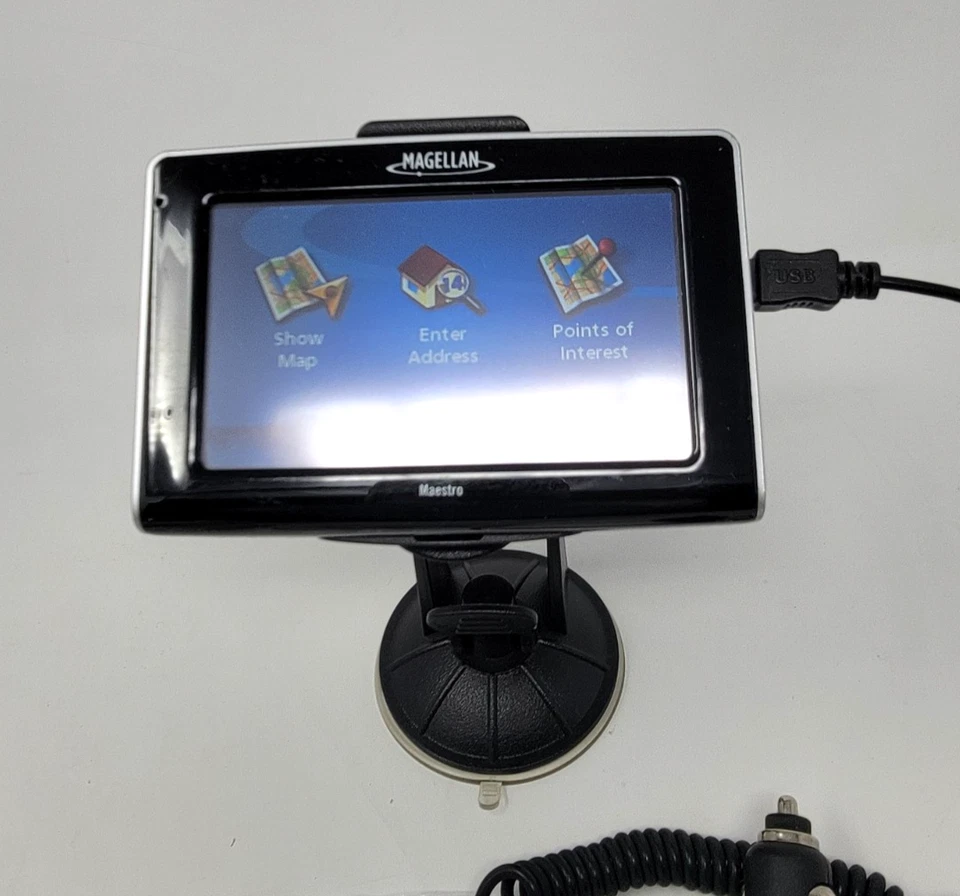 Magellan Maestro 4250 4.3" GPS Navigator Touchscreen Bluetooth Preloaded Maps - Image 2 of 4