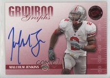 2009 Signature Edition Gridiron Graphs Red /150 Malcolm Jenkins Malcom Auto 12l4