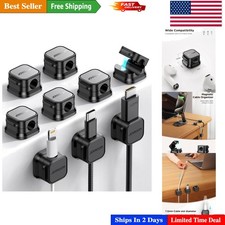 Compact 9 Pack Magnetic Cord Holders - Perfect for Small Spaces and Easy Access