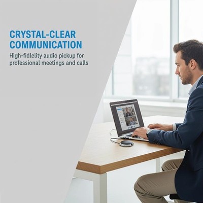 3,5mm/USB-Kondens ator-Mikro fon Omni direktion ale Desktop-Konferenz-Mikro fon