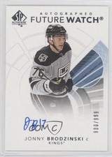 2017-18 SP Authentic Auto Future Watch 900/999 Jonny Brodzinski #136 Auto w4h